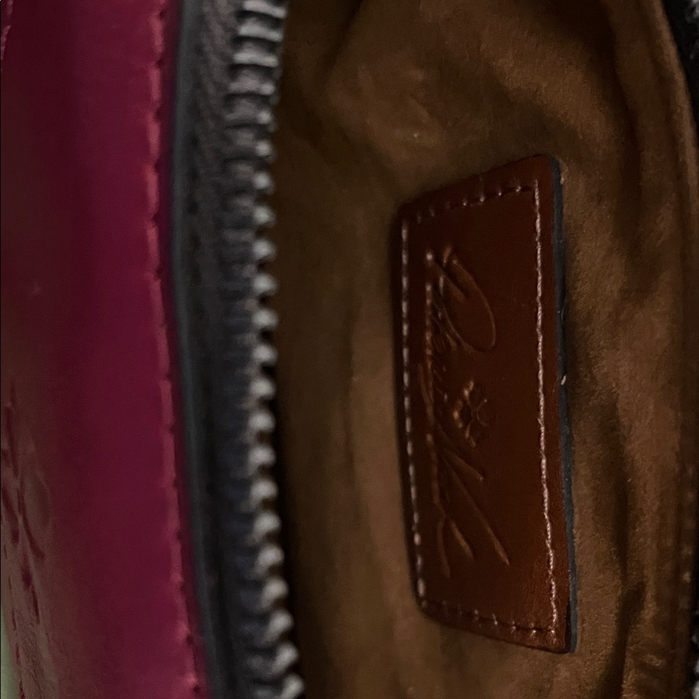 Patricia Nash Red Leather Crossbody Bag - Picture 4 of 7